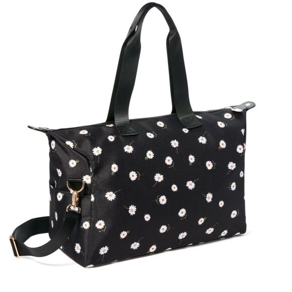 alice + olivia X Fabfitfun Daisy Print Weekender Canvas Duffel Bag Carryon READ - Picture 1 of 16
